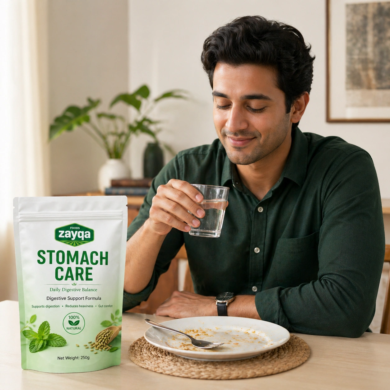 Zayqa Foods Stomach Care Herbal Digestive Powder 250g (Pouch) - Image 6